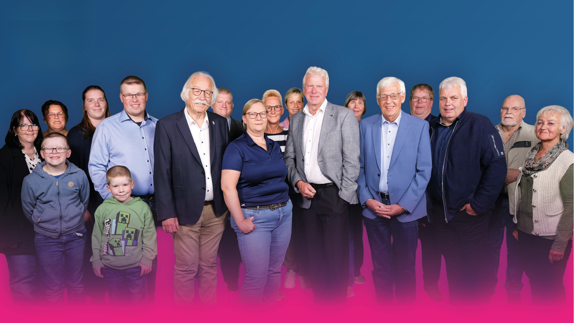 Teamfoto der UWG Wiefelstede